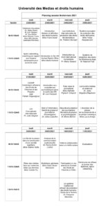 Planning session Février-mars 2021 UMDH