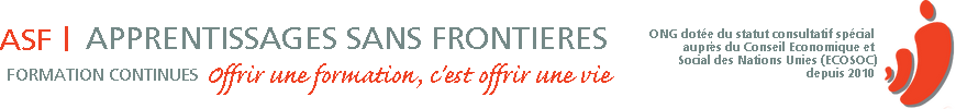 ASF - Apprentissages Sans Frontières
